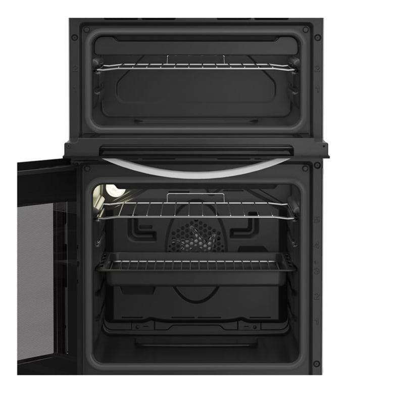 Indesit ITE5VMW Slim Double Electric Cooker - White