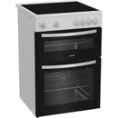 Indesit IDE6VMW Double Electric Cooker - White