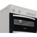 Indesit IDE6VMW Double Electric Cooker - White