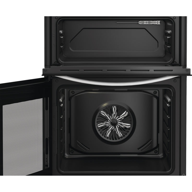 Indesit IDE6VMW Double Electric Cooker - White