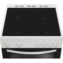 Indesit IDE6VMW Double Electric Cooker - White