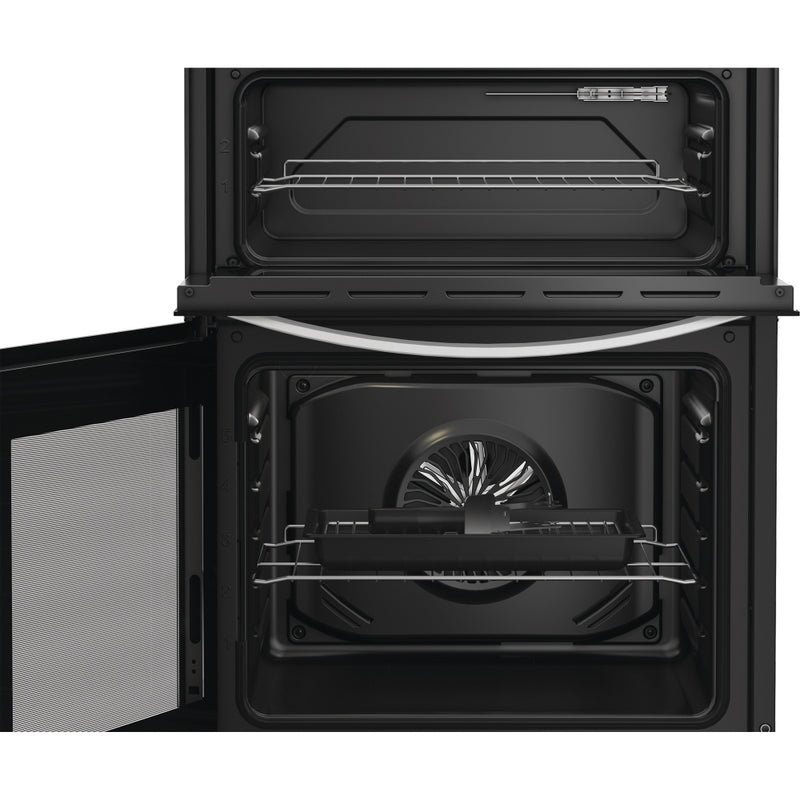Indesit IDE6VMW Double Electric Cooker - White