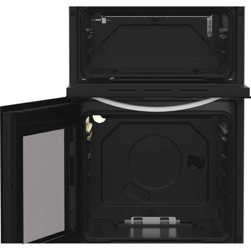 Indesit ITG5GMW Slim Double Gas Cooker - White