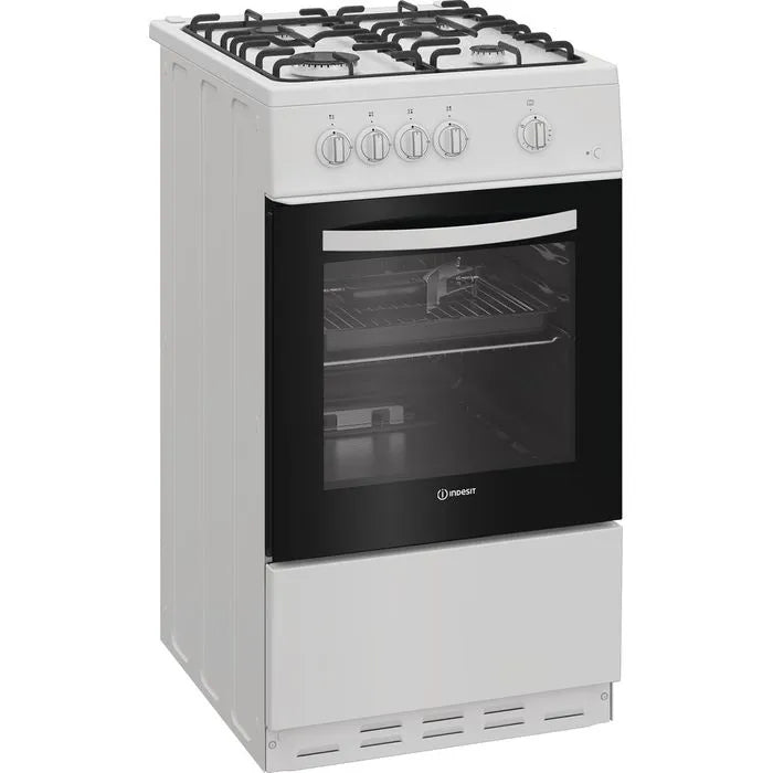 Indesit I5G1KMW Slim Single Gas Cooker - White