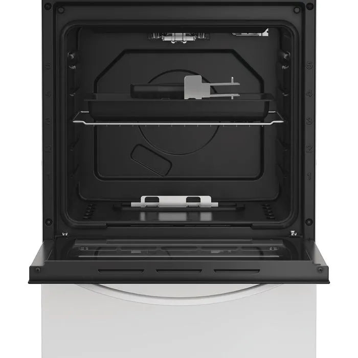 Indesit I5G1KMW Slim Single Gas Cooker - White