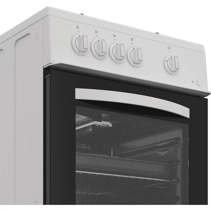 Indesit I5G1KMW Slim Single Gas Cooker - White