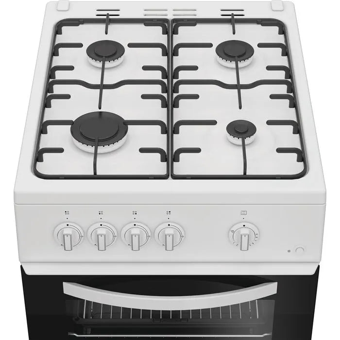 Indesit I5G1KMW Slim Single Gas Cooker - White