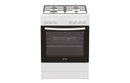 Indesit I6G3PMW/UK Single Dual Fuel Cooker - White