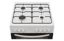 Indesit I6G3PMW/UK Single Dual Fuel Cooker - White