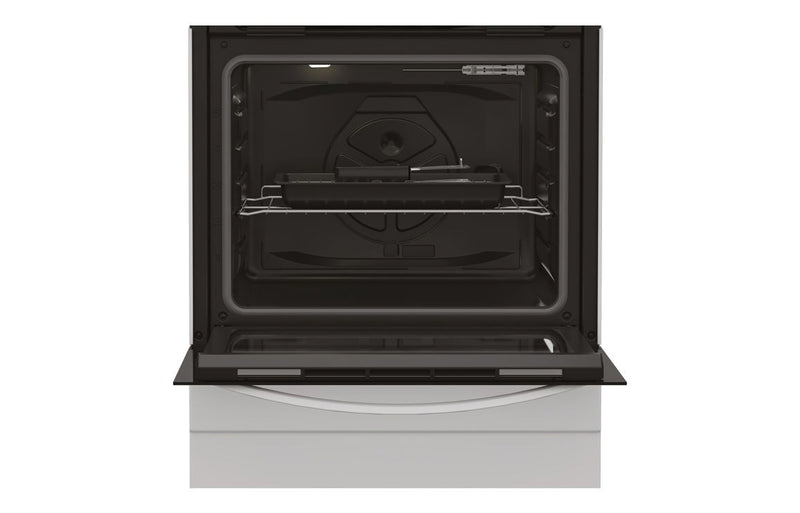 Indesit I6G3PMW/UK Single Dual Fuel Cooker - White