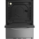 Indesit I5G3PMX Slim Single Dual Fuel Cooker - Stainless Steel