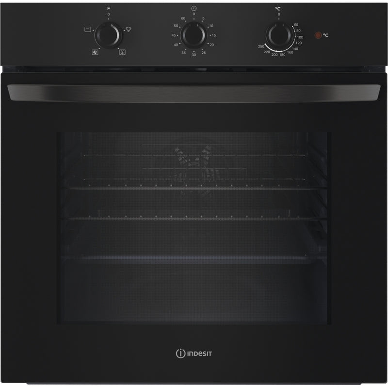 Indesit IO 233 B UK Single Electric Oven - Black