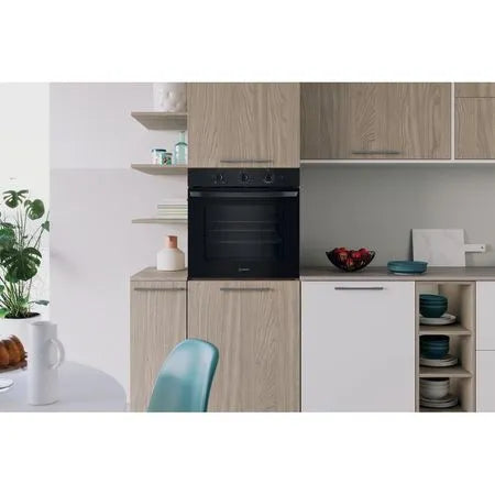 Indesit IO 232H B UK Single Electric Oven - Black
