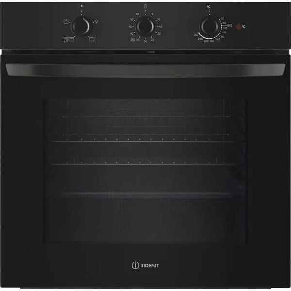 Indesit IO 232H B UK Single Electric Oven - Black