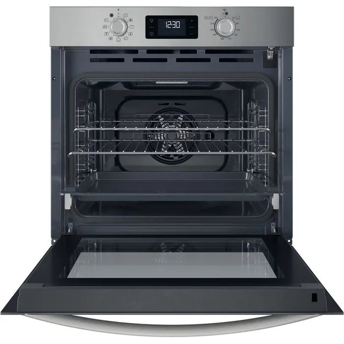 Indesit IO 278P1 X UK Single Pyrolytic Oven - Stainless Steel
