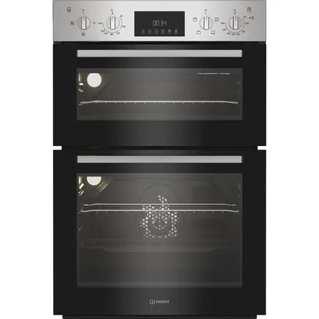 Indesit DII 10D IX Double Electric Oven - Stainless Steel