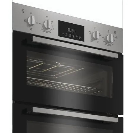 Indesit DII 10D IX Double Electric Oven - Stainless Steel