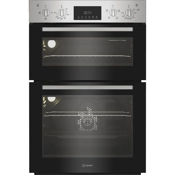 Indesit DII 10D IX Double Electric Oven - Stainless Steel