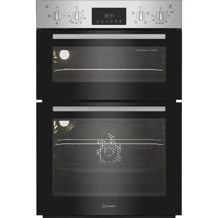 Indesit DII 10D IX Double Electric Oven - Stainless Steel