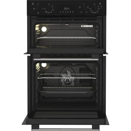 Indesit DII 10D B Double Electric Oven - Black