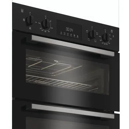 Indesit DII 10D B Double Electric Oven - Black