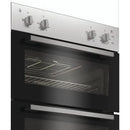 Indesit DII 10N S Double Electric Oven - Silver
