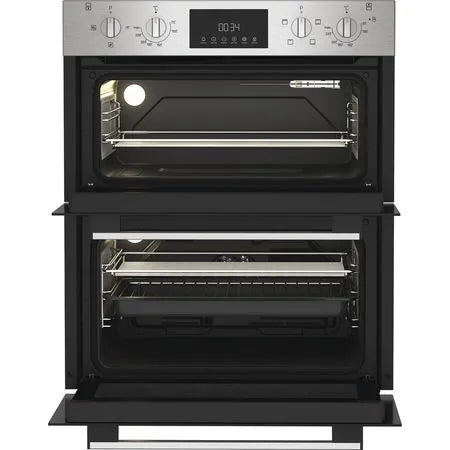 Indesit DUI 12D IX Double Electric Oven - Stainless Steel