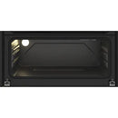 Indesit DUI 10D B Built Under Double Electric Oven - Black