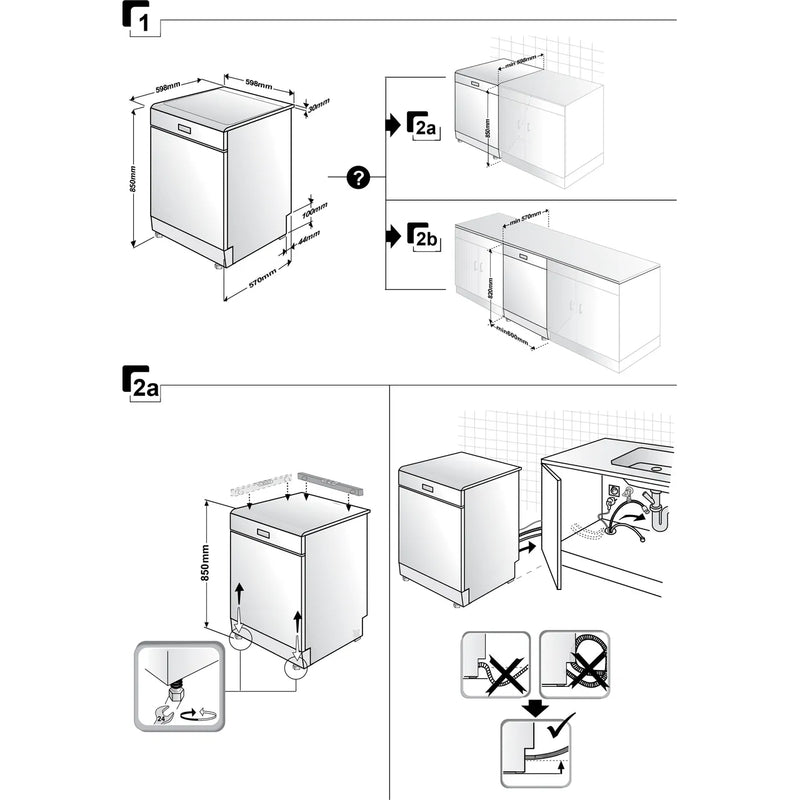 Indesit IN2IE13DT70UK B/I 13 Place Dishwasher