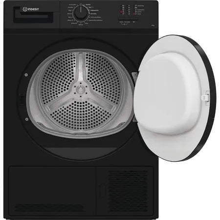 Indesit C YD C82 BBGL UK F/S 8kg Condenser Dryer - Black