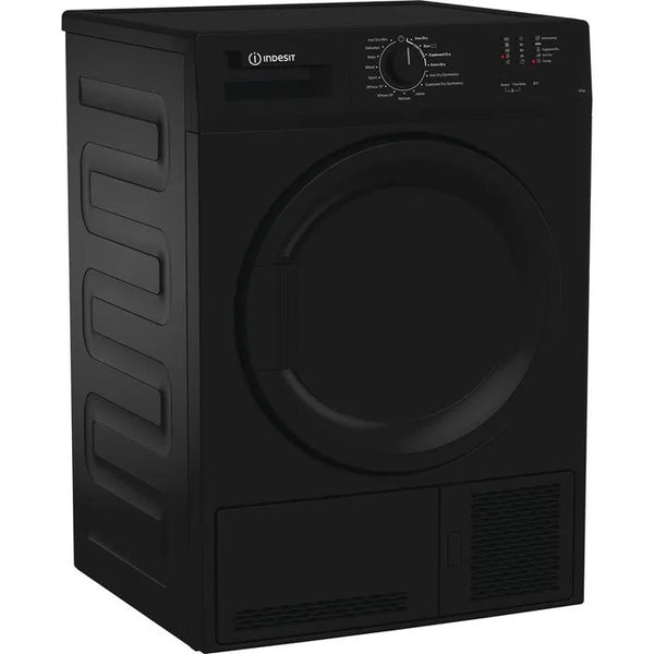 Indesit C YD C82 BBGL UK F/S 8kg Condenser Dryer - Black