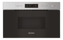Indesit IM K12 XUK B/I 750W Microwave & Grill - Stainless Steel
