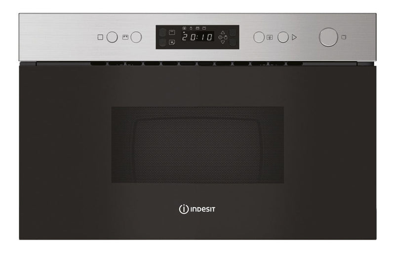 Indesit IM K12 XUK B/I 750W Microwave & Grill - Stainless Steel