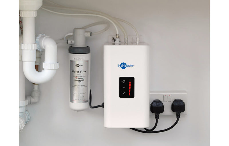 InSinkErator 4N1 J Shape Tap Neo Tank & Filter Pack - Brushed Steel