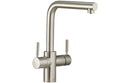 InSinkErator 3N1 L Shape Tap Neo Tank & Filter Pack - Brushed Steel