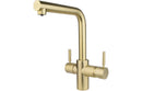 InSinkErator 3N1 L Shape Tap Neo Tank & Filter Pack - Gold