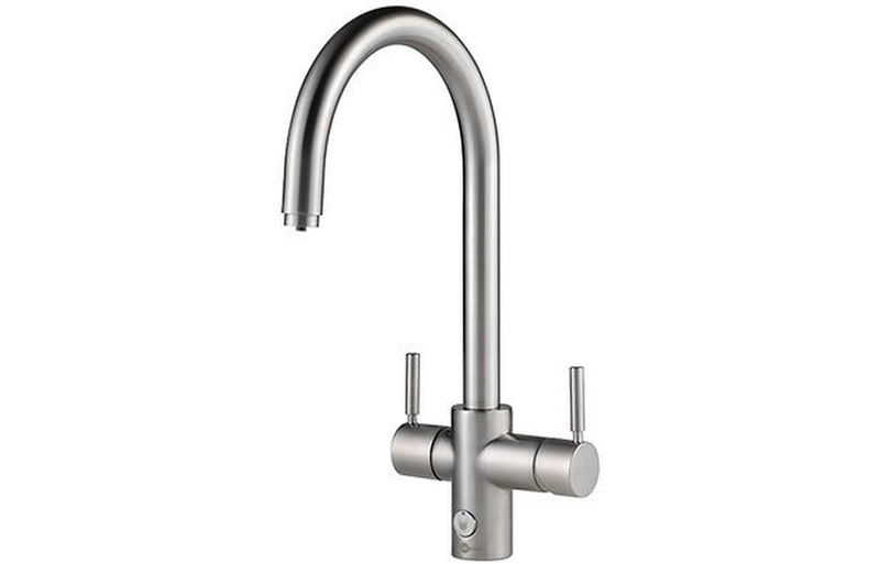 InSinkErator 4N1 J Shape Tap Neo Tank & Filter Pack - Brushed Steel