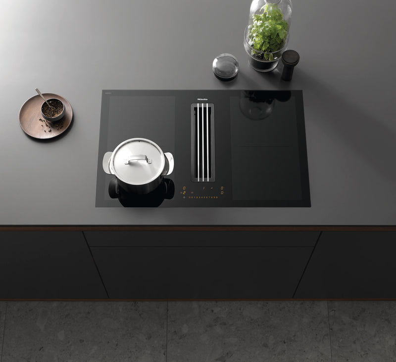 Miele KMDA 7476 FL 80cm Venting Induction Hob - Black