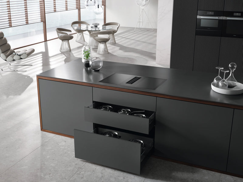Miele KMDA 7476 FL 80cm Venting Induction Hob - Black