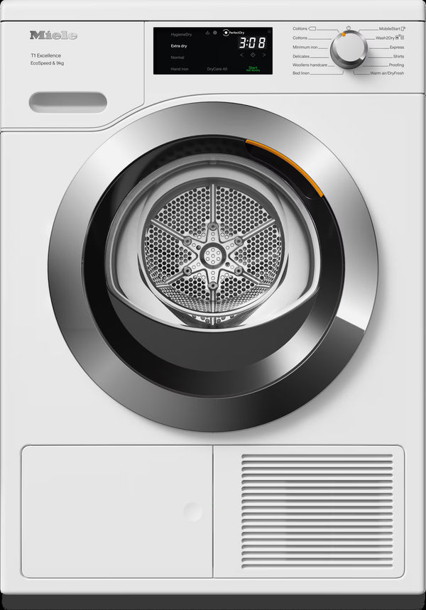 Miele TEH 785 WP F/S 9kg Heat Pump Condenser Dryer - White