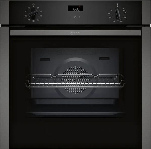 Neff N50 B1ACE4AG3B Single Electric Oven - Graphite Grey
