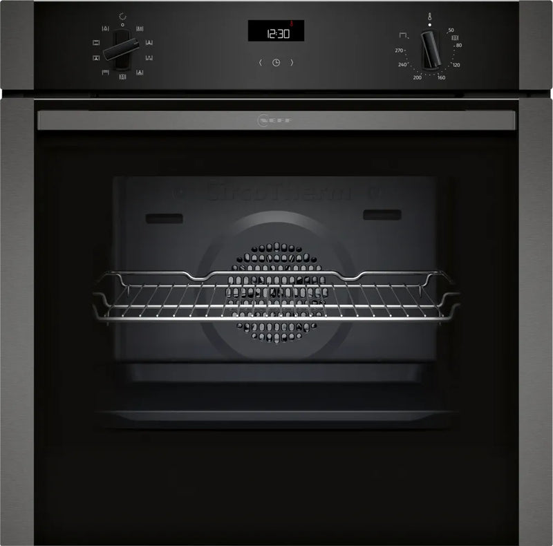 Neff N50 B1ACE4AG3B Single Electric Oven - Graphite Grey
