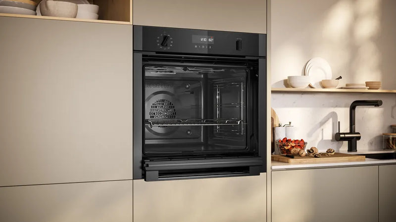 Neff N50 B6ACH7AG7B Single Slide&Hide Pyrolytic Oven - Graphite Grey
