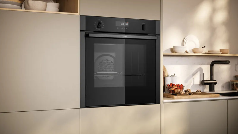 Neff N50 B6ACH7AG7B Single Slide&Hide Pyrolytic Oven - Graphite Grey