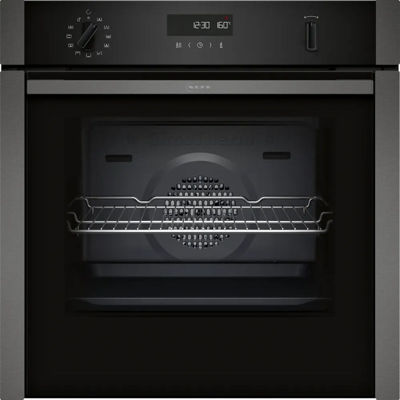 Neff N50 B6ACH7AG7B Single Slide&Hide Pyrolytic Oven - Graphite Grey