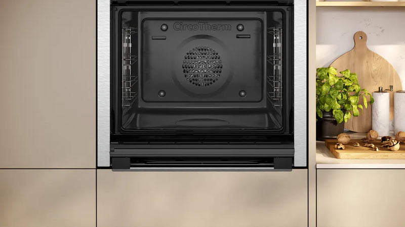 Neff N50 B6ACH7AN7B Single Slide&Hide Pyrolytic Oven - Stainless Steel