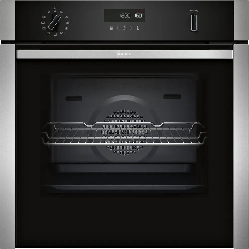 Neff N50 B6ACH7AN7B Single Slide&Hide Pyrolytic Oven - Stainless Steel
