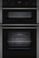 Neff N50 U1ACE2AG3B Double Electric Oven - Graphite Grey