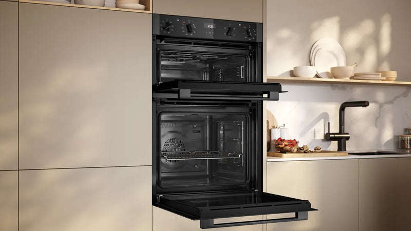 Neff N50 U1ACE2AG3B Double Electric Oven - Graphite Grey