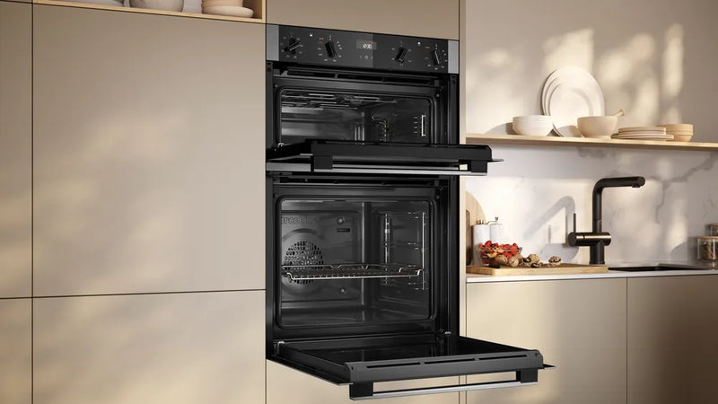 Neff N50 U1ACE2AN3B Double Electric Oven - Stainless Steel